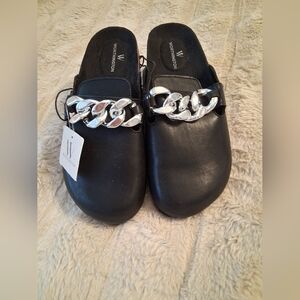 Women's Black Mules Size 6